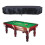 5X Couverture de Table de Billard de 8 Pi avec Cordon de Serrage Couverture de Table Imperméable Durable pour Table Rectangulaire, Noir 1