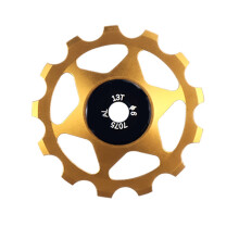 Roue Jockeys de vélo efficace en alliage d'aluminium,-Or 13T