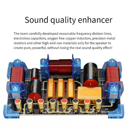 2X 1800W Audio Frequency Divider Two Way Speaker Crossover 12 15 Pouces Stage Performance High Power Frequency Divider 1