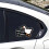 Duck Pattern Waterproof Car Decoration Reflective Personality Modified Car Motorcycle Sticker 4