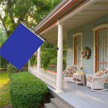 2X Flag Pole Set for House Porch, 6 FT Thickened Stainless Steel Wall Mount Flagpole Rotating Flagpole Rings No Bracket