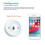 Tuya ZigBee Water Sensor Leak Detector Flood Water Leakage Alarm  Life Control Work with Zigbee Gateway 4
