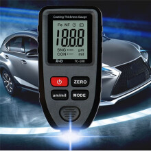 INSTRUMENTS R&D TC100 Coating Thickness Gauge 0.1um/0-1300 Car Paint Film Thickness Tester Measuring Manual Paint Tool
