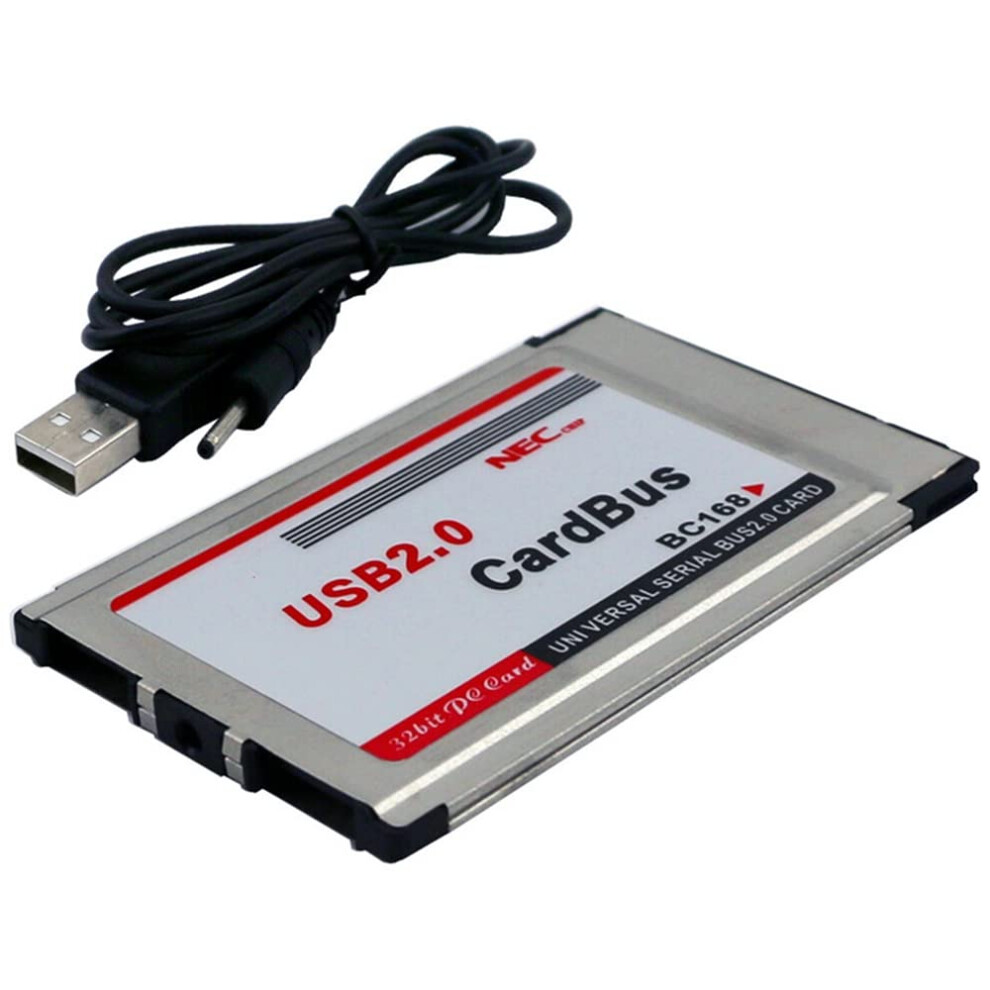 Pcmcia To Usb 2.0 Cardbus Adapter 2 Port Speed 480Mbps Laptop Usb Expansion Card 9771547565932