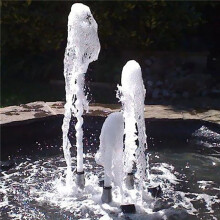 6X Arroseur DN25 de Tête de Jet D'Étang de Sport D'Eau de Buse de Fontaine Mousseuse D'Acier Inoxydable