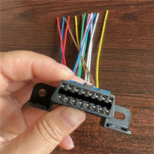 2X DIY16pin OBD2-Verlängerungskabel für /für /für , Weiblich, Kfz-Diagnose-Autowerkzeug, OBD-2-Anschluss