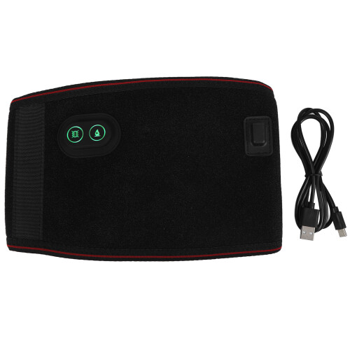 Heating Back Belt 3-Temp Vibration Massage Lumbar Pad 106x17cm 1