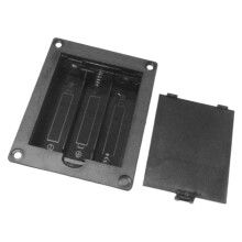 18650 Battery Storage Case with Lid, Secure Holder for Easy Organization and Safe Power Management