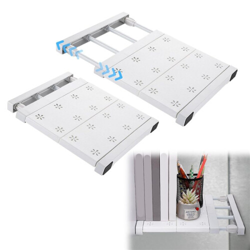 6 Pcs School Locker Shelf Organizer - Adjustable Locker Divider Mate Easy to Install for Extending Locker Use Space 1