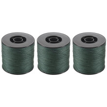 3X 500M Ligne De PÊChe TressÉE TrÈS Forte 100LB 0.5mm PE 4 Brins Couleur: Vert FoncÉ