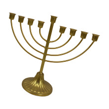Hanukkah Menorah Candle Stand Metal Candelabrum Modern Multi-2