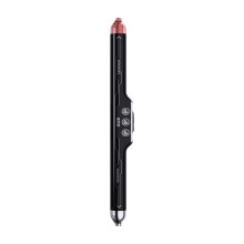 Stift mit austauschbaren schwarz-roten Tintenpatronen,-Schwarz