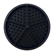 Soft Foldable Waffle Maker Molds With Nontoxic Materials-Black