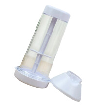Rotierende Mehlsiebe Tasse Handheld rotierende Mehlsiebe-Weiß