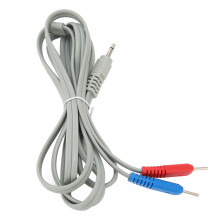 Electrode Lead Wires 2 In 1 Pin Socket for TENS Digital Therapy & Massager