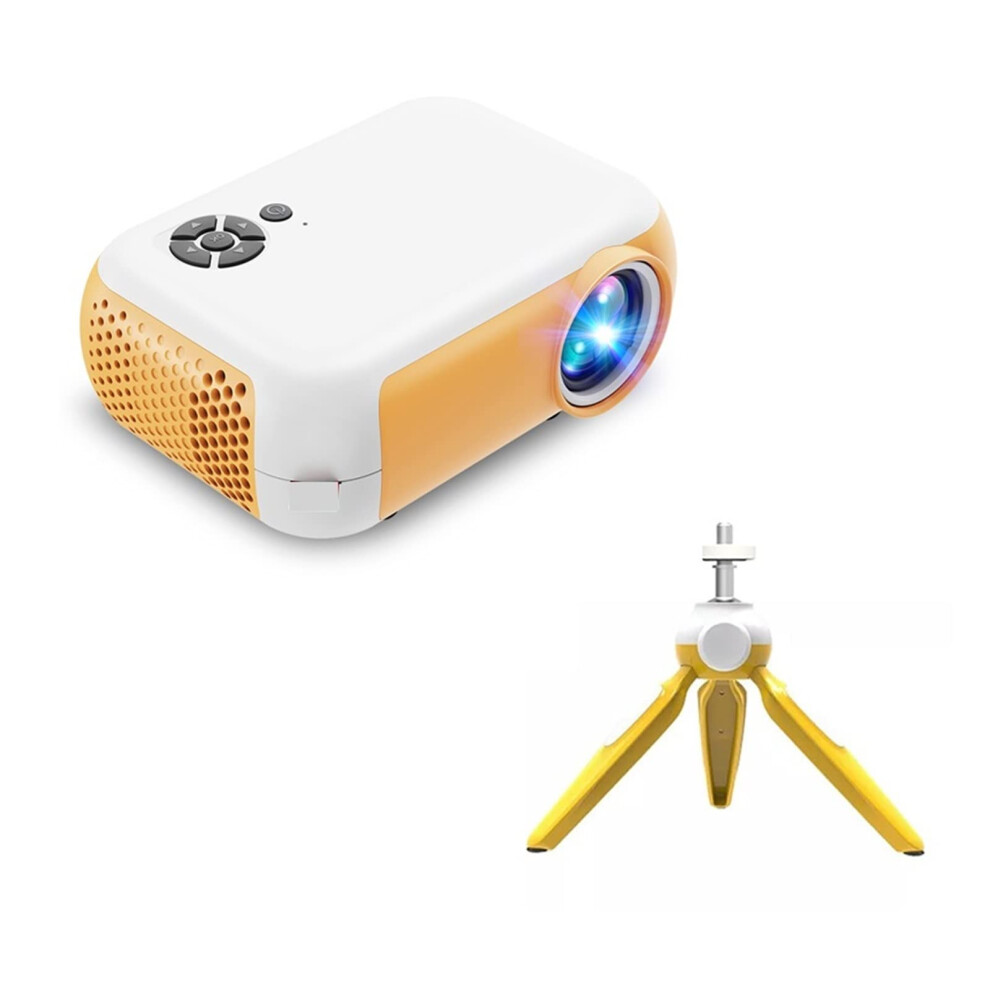 Mini Projector A10 With Miracast And Tripod, 1080P Supported Portable Home Theater Projector For Movies 9771547566076
