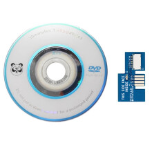 SD2SP2 Adapter TF Kartenleser Ersatz + Swiss Boot Disc CD für Gamecube NGC NTSC, Blau PAL