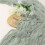 Cheesecloth Table Runner Boho Gauze Cheese Cloth Table Runner Rustic Sheer Runner Long for Wedding Green 8Pcs 6