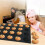 4X 20-Hole Silicone Mold Cake T  Pizza Model Round Bread Hamburger Mold Non-Stick Baking Tray Tool 6