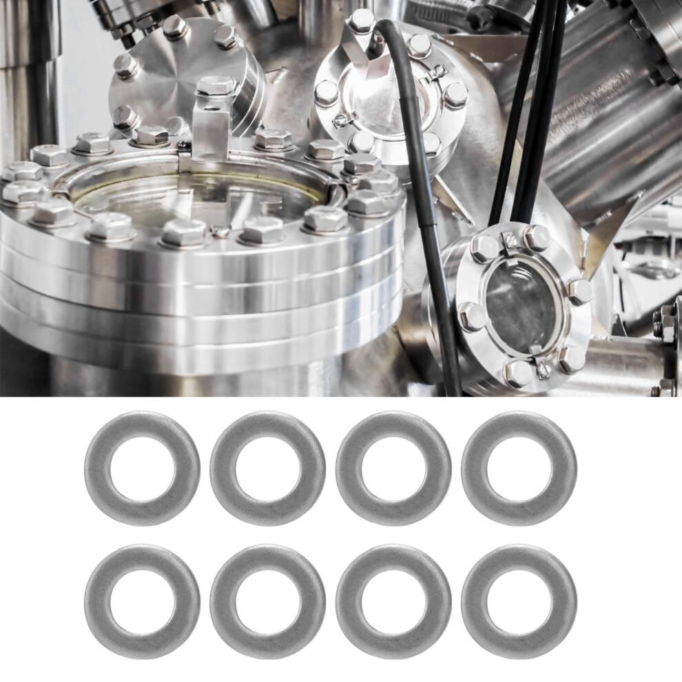 120Pcs Stainless Steel Flat Washers Set 4Mm Id 7Mm Od 4901390590408