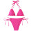 Women's Triangle Bikini Set, Sexy Two-Piece-Sky Blue XL 7