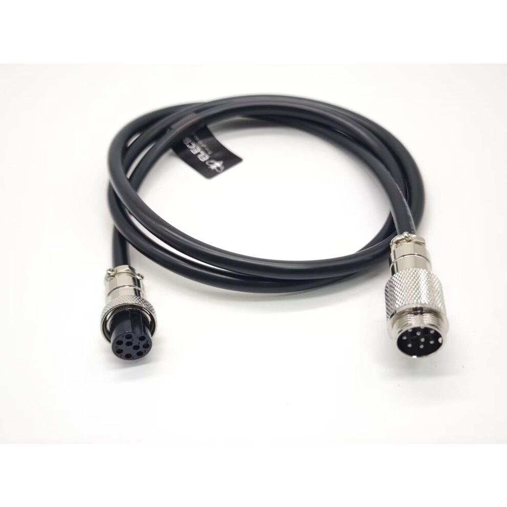 Gx16 9 Pin Aviation Connector Cable 1M 10 Pack, Male Female Plug Set With Secure Threaded Connection 9330225992981