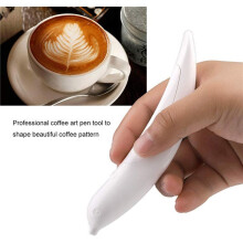 2X Caneta Elétrica Latte Art para Bolo de Café Caneta de Especiarias Caneta de Decoração de Bolo Caneta de Escultura de Café Ferramentas de