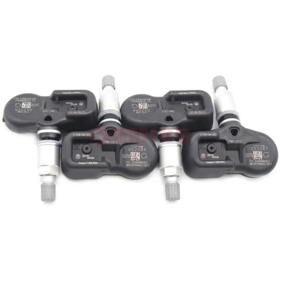 4 Pack Tpms Sensor 40700Jk01b Pmvc813 For Nissan, Direct Fit Replacement, Restore Function 9092120718515