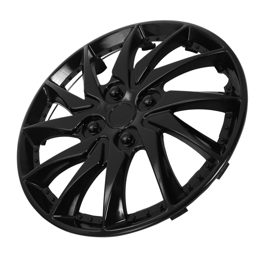 Hubcap Single Replacement Restores Wheel Appearance Fits Cars And Suvs Black 9092120718591