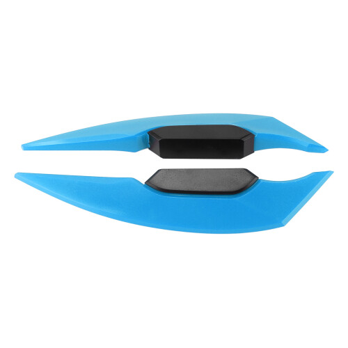 Light Blue Universal Motorcycle Winglets for Electric Bikes & ATV 1