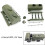 2X for Wpl Remote Control Simulation Train Transportation Oil Tank for B24 B16 B36 3
