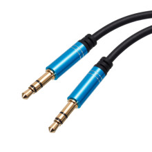 3.5mm Aux Cable 10ft Nylon Braided Male to Male Audio Stereo Cord for Car Phone Speaker Blue