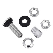 100-Delige Bandventielset Metalen TR161 Wielbandventielstelen Stofkap voor ATV Auto Go-Kart Bootaanhangwagen Motorfiets
