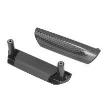 Car Accessory 2 Pcs Carbon Fiber Style Interior Door Handles for T5