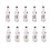 10Pcs Glass Drill Bit Set 12mm Durable Torsion Tile Stone Bits 2