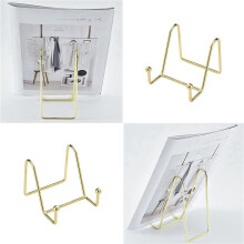 6 Pack Plate Stand voor Display Goud Ijzeren Schildersezel Plaat Houder Display Stand Metalen Frame Houder voor Photo Decor Plate Bowl
