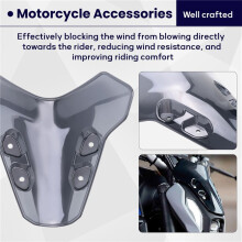 Motorcycle Windshield Windscreen Air Wind Deflector for 2021 MT-07 MT07 MT 07 Mt07 Black