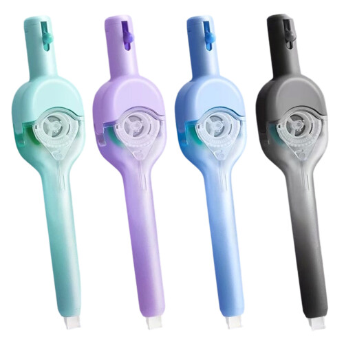 Efficient Beige Correction Tape with Plastic Case-Light Green 1