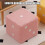 Ottoman Footstool for Couch Cubic Dices Pattern Ottoman-Black 6