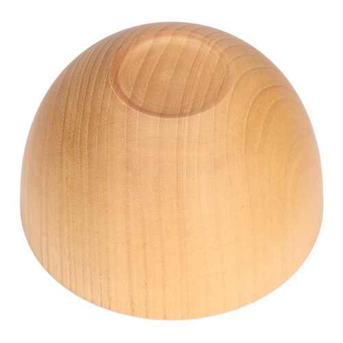 Light Color Wooden Round Kitchen Bowl for Nuts, Fruit & Snacks, Medium Size 2