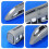 Pencil Pouches Makeup Bag Pen Case Desktop Pen Holders-grey 6