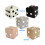 Comfortable 30X30Cm Square Pillow With Fun Dices-Dark Khaki 4