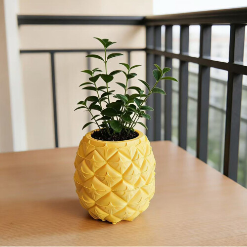 Pineapple Shape Makeup Brush Holder Flower Shape Decoration Pen 1