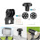 Commuters Bicycles Lamp Mount Aluminum-Black and size watc 2