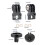 Commuters Bicycles Lamp Mount Aluminum-Black and size watc 3