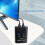 USB 3.0 Printer Sharing Switch Box Speed OneButton Switching for Dual Computer Sharing 2