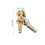 Brass Tire Chuck Adapter Set for Air Compressor, Quick Valve Conversion, Durable LeakResistant Build 2