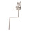 Silver Iron Marching Music Holder Lightweight Portable Type B 4
