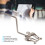 Silver Iron Marching Music Holder Lightweight Portable Type B 8