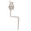 Silver Iron Marching Music Holder Lightweight Portable Type B 14